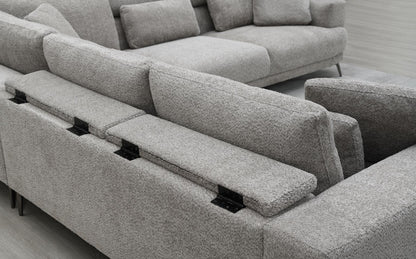 U268 - 3 Piece Sectional - Gray