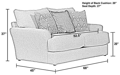 Howell - Loveseat - Seafoam