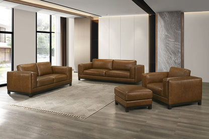 Sayer - Loveseat - Brown