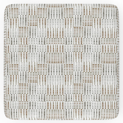 Kellen - Castered Cocktail Ottoman - Morocco
