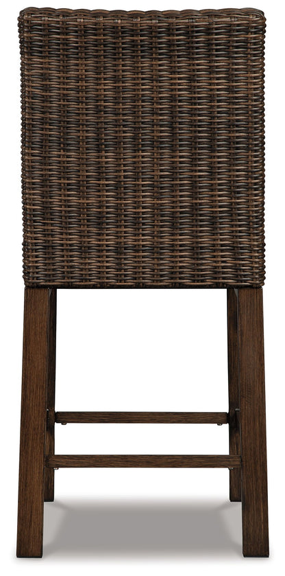 Paradise Trail - Barstool (Set of 2) - Medium Brown