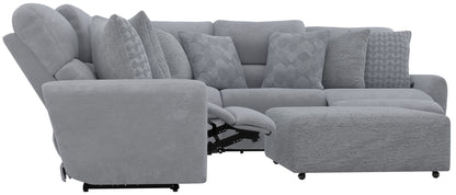 Majesty - Deep Seating Power Reclining Sectional And Ottoman