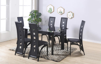 D323 - Dining Chairs (Set of 2) - Black