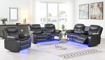 U101 - Power Reclining Chair With LED Light - Gray