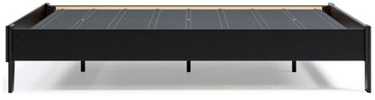 Finch - Queen Platform Bed - Black