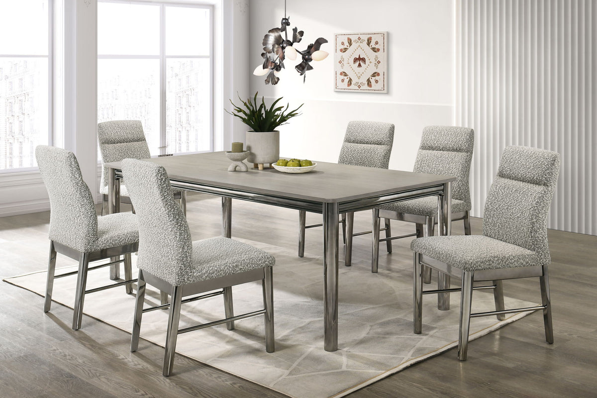 Lennox - Upholstered Side Chair (Set of 2) - Gray