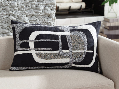 Gavrileigh - Pillow (Set of 4) - Black / Gray / Ivory