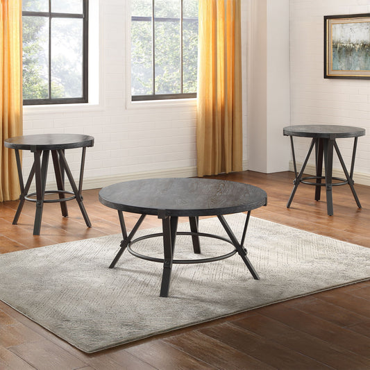 Portland - 3 Piece Table Set - Gray