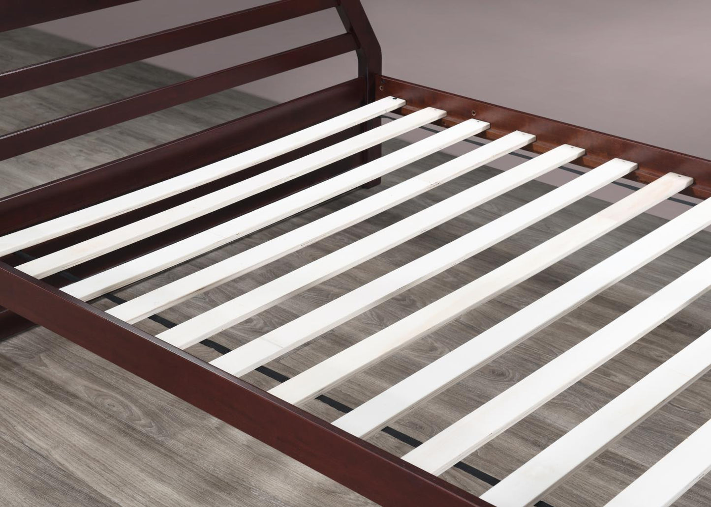 S091 - Twin / Full Bunk Bed - Brown