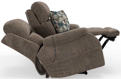 Joya - Power Headrest Power LayFlat Reclining Sofa With CR3 Heat/Massage/Lumbar/ZG