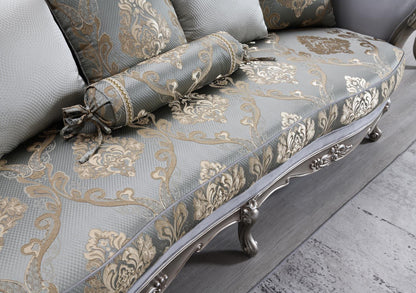 U198 - Traditional Loveseat - Gray
