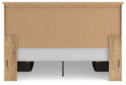 Makidern - Panel Storage Bed