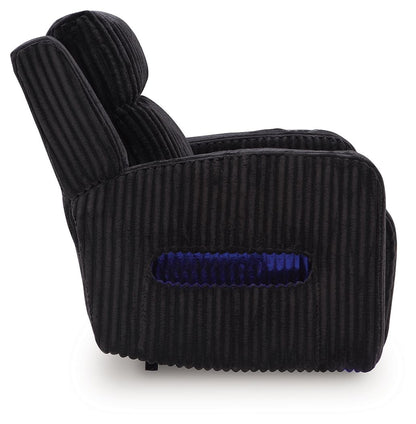 Forest Lake - Power Recliner With Adj Headrest - Black