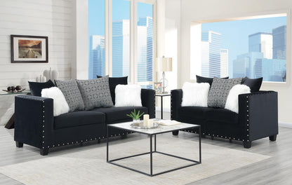 U516 - Loveseat - Black