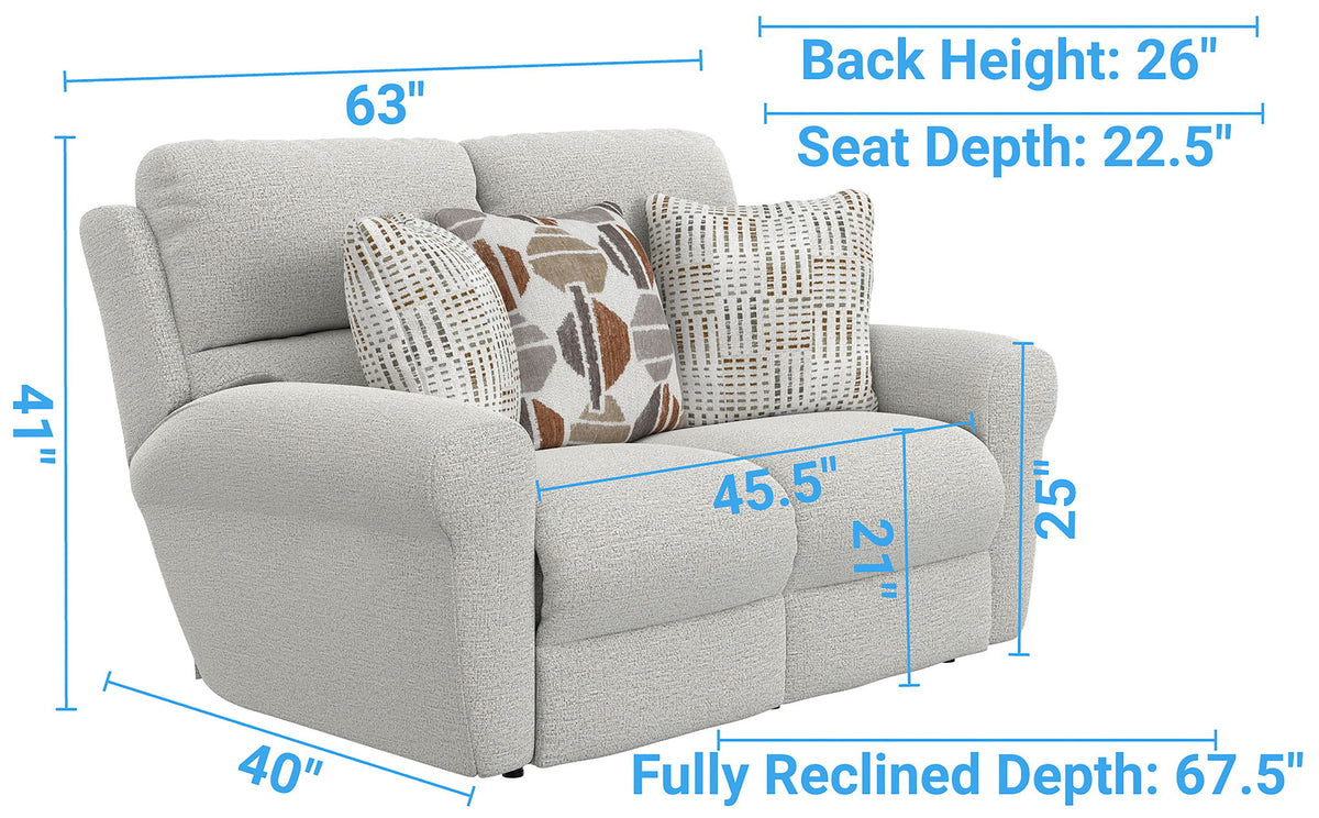 Kellen - Fabric Reclining Loveseat