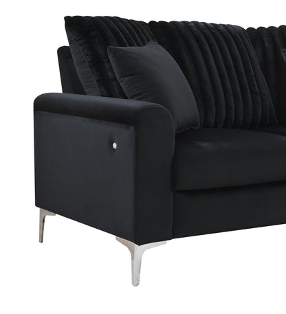 U480 - Sofa & Loveseat - Black