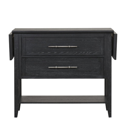 Sable Crest - Drop Leaf Server - Black
