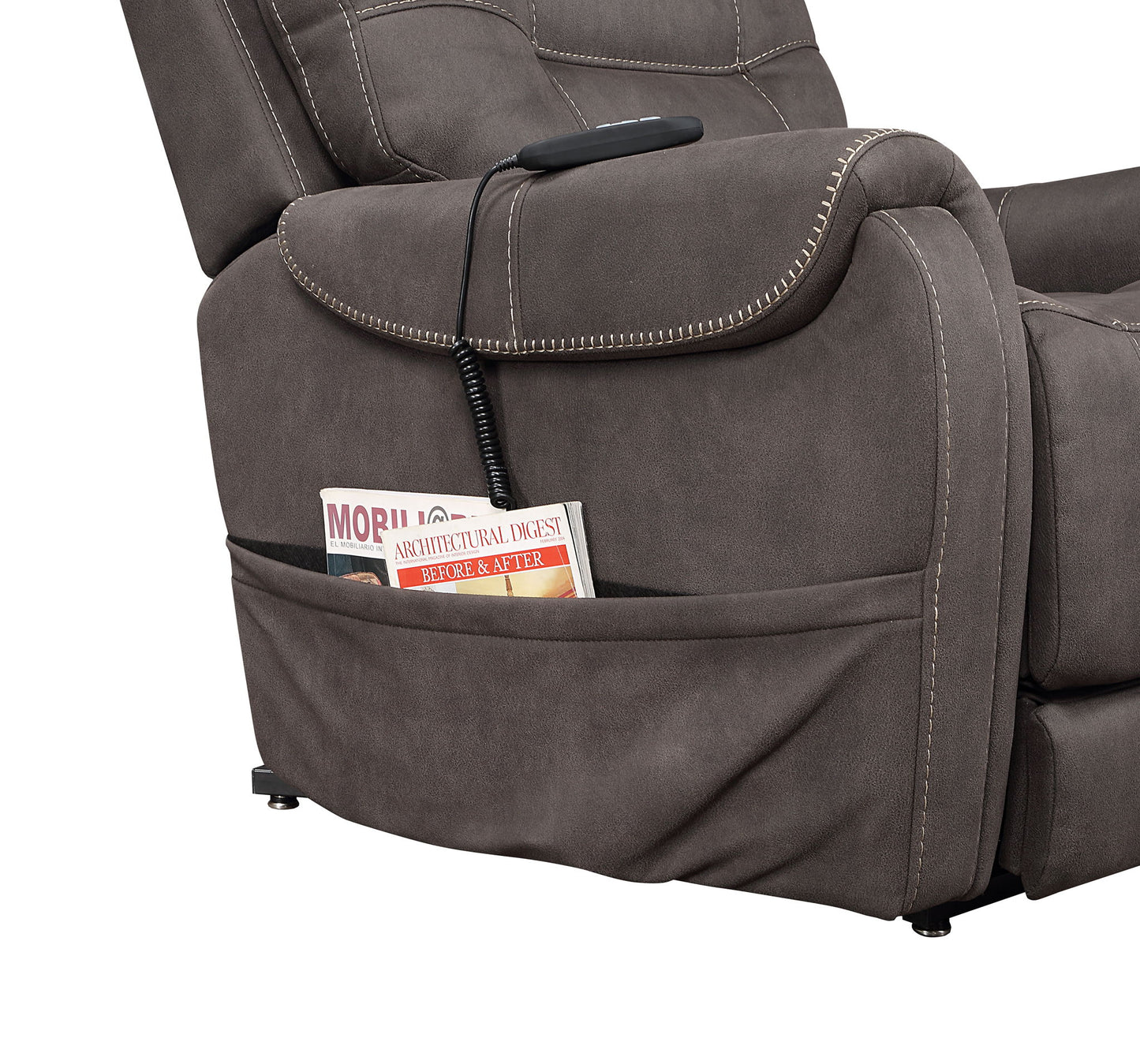 Brisbane - Power Lift Chair - Dark Gray