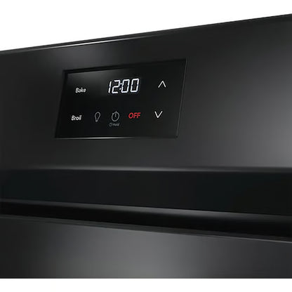 Cocina eléctrica independiente de 30 pulgadas con 5 quemadores en color negro con elemento expandible doble y ebullición rápida