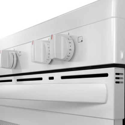 30 in. 5 Burner Element Freestanding Electric Range in White with Dual Expandable Element and Quick Boil
