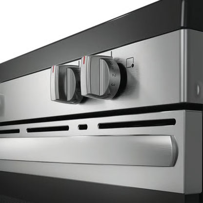 30 in. 5 Burner Element Freestanding Electric Range in Stainless Steel with EvenTemp and Steam Clean