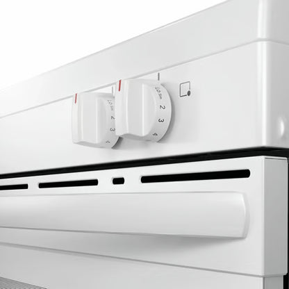 30 in. 5 Burner Element Freestanding Electric Range in White with EvenTemp and Steam Clean