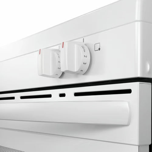 30 in. 5 Burner Element Freestanding Electric Range in White with EvenTemp and Steam Clean