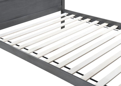 S093 - Twin / Full Bunk Bed - Antique Gray
