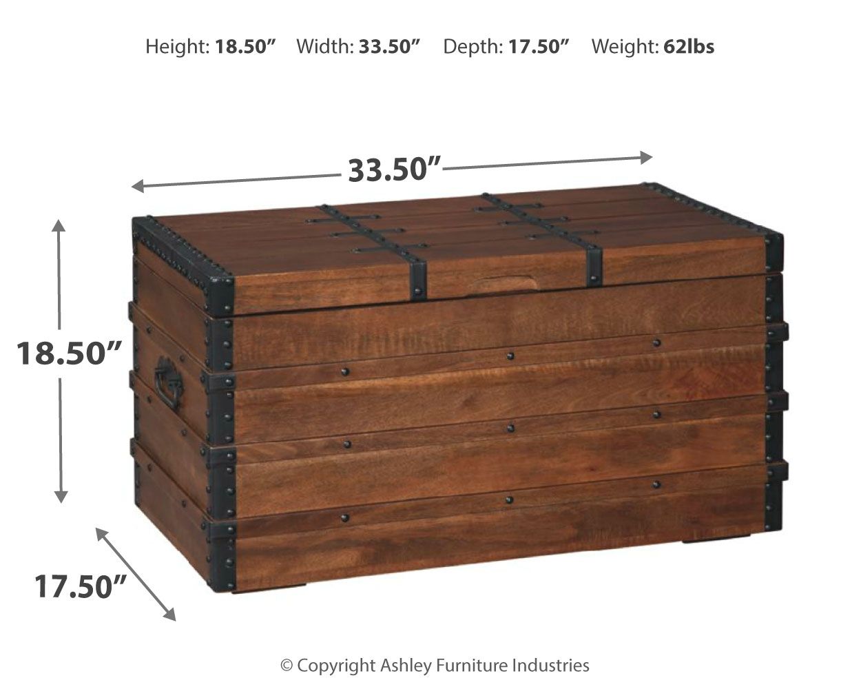Kettleby - Storage Trunk - Brown