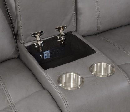 U106 - Motion Loveseat - Gray