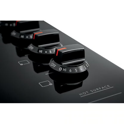 30 in. Electric Cooktop in Black with 4 Burner Elements, including Quick Boil Burner & Ceramic Glass Surface