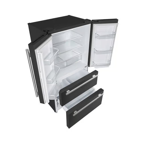 Espresso Moena 36 in. French Door Refrigerator in Black, 19.2 Cu.ft