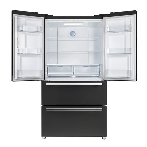 Espresso Moena 36 in. French Door Refrigerator in Black, 19.2 Cu.ft