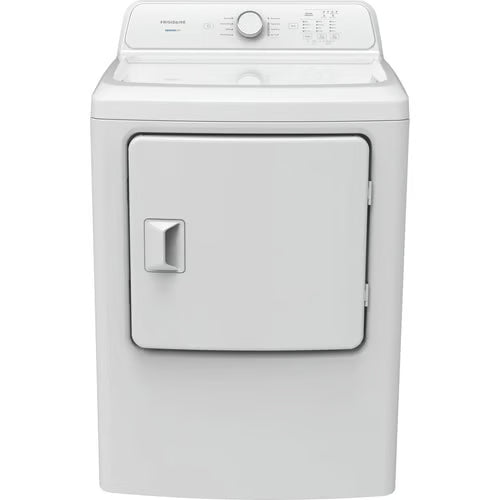 7 cu. ft. Front Load Electric Dryer in White with 8 Dry Cycles