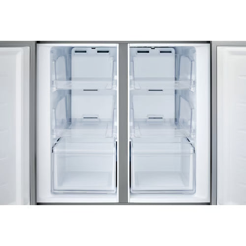 17.4 cu. ft. 4-Door Refrigerator in Fingerprint-Resistant Stainless Look