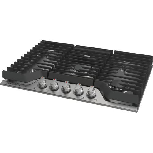 Gallery 30 in. Gas Cooktop in Stainless Steel with 5-Burner Elements, including Quick Boil and Simmer Burner