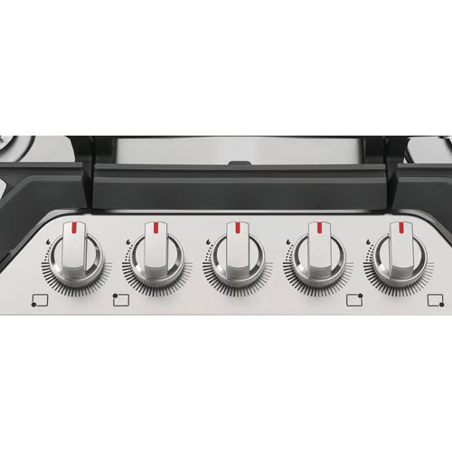 Gallery 30 in. Gas Cooktop in Stainless Steel with 5-Burner Elements, including Quick Boil and Simmer Burner