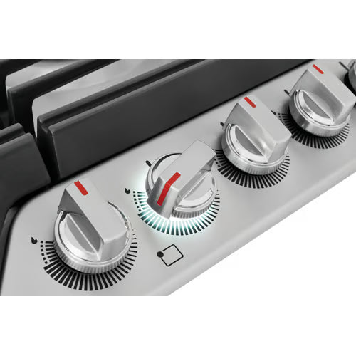 Gallery 36 in. Gas Cooktop in Stainless Steel with 5-Burner Elements, including Quick Boil and Simmer Burner