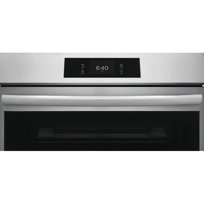 Gallery 30 in. 5-Burner Freestanding Induction Range in Smudge-Proof Stainless Steel with Stone-Baked Pizza