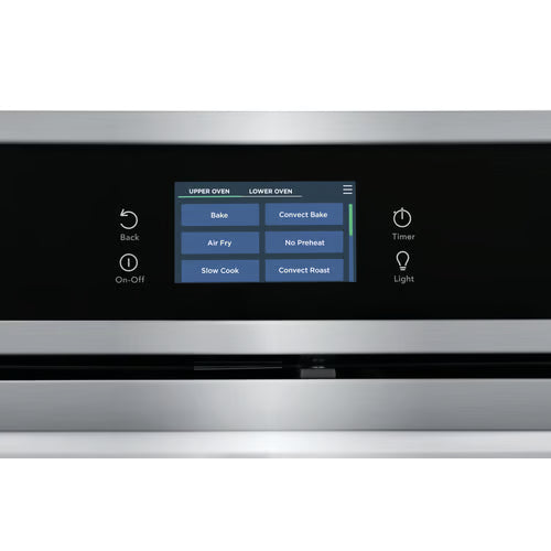 Gallery 27 in. Double Electric Built-In Wall Oven with Total Convection in Smudge-Proof Stainless Steel