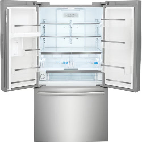 Gallery 29 cu. ft. Standard Depth French Door Refrigerator in Smudge-Proof Stainless Steel w/ Internal Water Dispenser