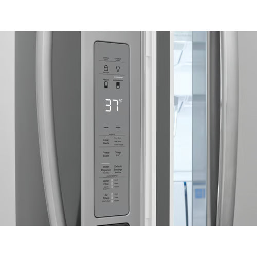 Gallery 21.4 cu. ft. Counter Depth 4-Door French Door Refrigerator in Stainless Steel with Internal Water Dispenser