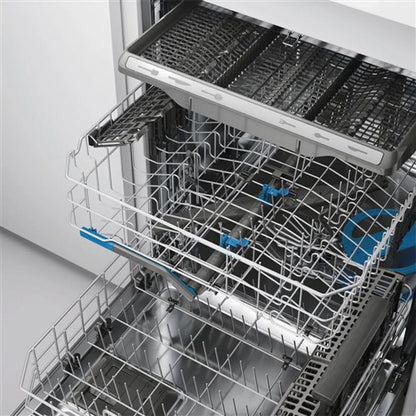 Lavavajillas de tina alta empotrable con control superior de 24 pulgadas, de acero inoxidable, con 7 ciclos y CleanBoost
