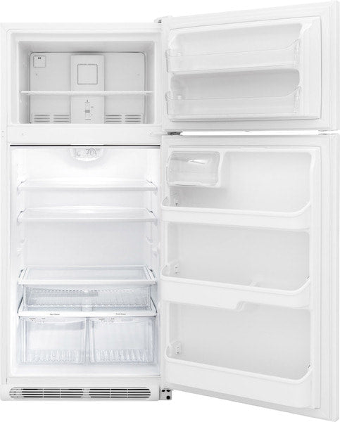 Crosley 20.0 Cubic Foot Top Mount Refrigerator with Adjustable Glass Shelving, White