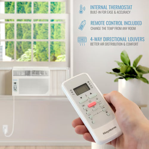 8, 000 BTU Heat and Cool Window Air Conditioner, R32