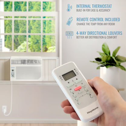 8, 000 BTU Heat and Cool Window Air Conditioner, R32