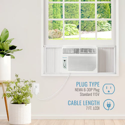 8, 000 BTU Heat and Cool Window Air Conditioner, R32