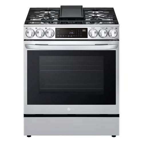6.3 cu. ft. Slide-in Gas Range with EasyClean, Instaview and Air Fry in Printproof Stainless Steel