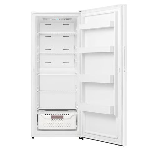 13.6 CF Upright Freezer, Convertible, Garage Ready - White