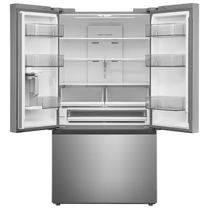 27 CF 36" Counter Depth French Door Refrigerator, Internal Water Pitcher - Stainless
